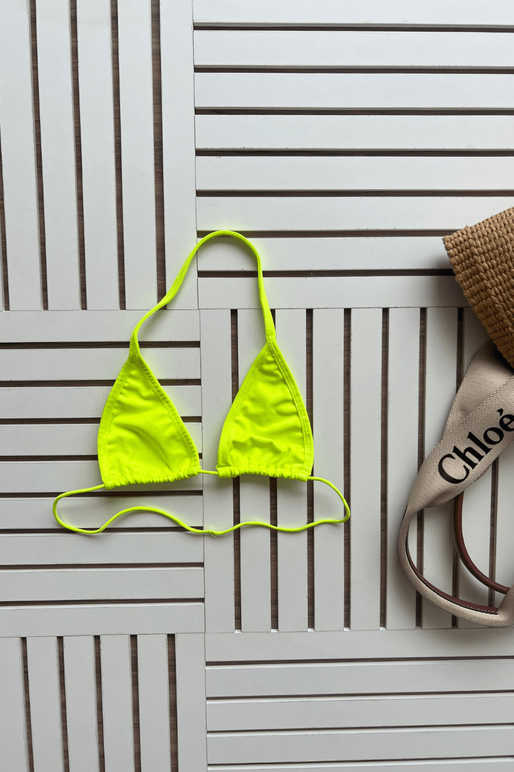 Top Marquinha de Fita - Amarelo Neon-GG